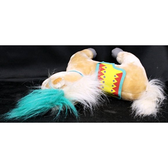 VTG Ringling Bros Barnum & Bailey Show Pony Horse Stuffed Animal Plush w/ Saddle - Picture 6 of 8